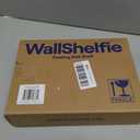 WallShelfie Bedside Wall Organizer & Dorm Decor for Dorm Room - 2.0, Black
