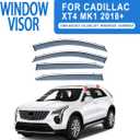 Window Visors Rain Guards for Cadillac XT4 MK1 2018+ Accessories,Side Window Wind Deflectors for Cadillac XT4 MK1 2018 2019 2020 2021 2022 2023 2024 2025, 4 PCS