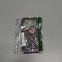 for iPhone 17 Pro Case Cute - Wireless Charging Compatible - Dual-Layer Hard Shell + Silicone Cover - Aesthetic Protective Trendy Phone Case for Women - Purple Flower Leaves