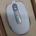 Logitech MX Anywhere 3S Compact Wireless Mouse, Fast Scrolling, 8K DPI AnySurface Tracking, Quiet Clicks, Programmable Buttons, USB C, Bluetooth, Windows PC, Linux, Chrome, Mac  Pale Grey
