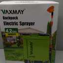 Battery Powered Backpack Sprayer 4 Gallon, VAXMAY 100 PSI Electric Graden Sprayer Works with Makita 18V Battery, Weed Yard Sprayer with Telescopic Wand, 5 Nozzles, 2.6 Ah Battery & Charger Included