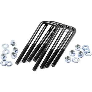 Rough Country Round U-Bolt Kit - 13" x 3", 9/16" Thread