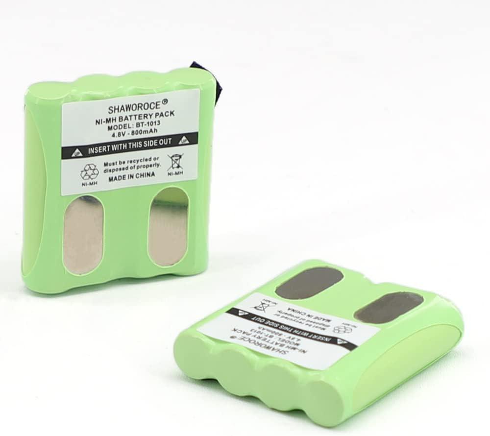 2X 800mAh 4.8V BP38 BP39 BP40 Rechargeable Ni-MH Battery Pack Compatible with Uniden GMR Radio GMR635 GMR2889 GMR1038 GMR638 GMR648 Motorola TLKR T4 T5 T6 T7 T8 T50 T60 T61 T80 Extreme XT180