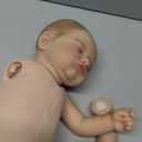 SCOM Realistic Reborn Baby Dolls - 18 Inch Real Life Baby Girl, Silicone Doll with Weighted Body, Lifelike Newborn Baby with Full Vinyl for Kids Age 3 4 5 6+ Gift