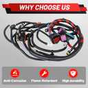 Engine Wiring Harness Compatible with 2000 2001 Ford F-Series Super Duty & Excursion 7.3L Diesel California Emissions GPCM Style Replace YC3Z-12B637-BA