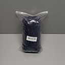 H.VERSAILTEX Real Velvet Plush 1 Piece Form Fit Stretch Rectangle Folding Storage Covers Ottoman Slipcovers Removable Footstool Protect Footrest Covers Elastic Bottom, Machine Washable(Large, Navy)