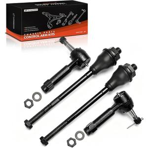A-Premium 4Pcs Front Inner & Outer Tie Rod Ends Kit, Fit For Chevy & GMC & Cadillac - 1999-2007 - Silverado Tahoe Suburban 2500 Avalanche Sierra Yukon (XL 1500/2500) Escalade (ESV/EXT)