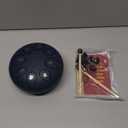 Steel Tongue Drum 6 Inch 8 Notes,C-Key Steel Hand Drum Instruments Set for Kids Adults,Navy Blue