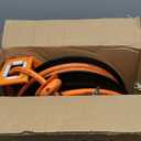 Giraffe Tools TA15BPLUS Retractable Air Hose Reel with Swivel Bracket 3/8" x 50 ft Hybrid Hose, Ceiling/Wall Mounted Heavy Duty Industrial Air Compressor Hose Reel, 300PSI, 50ft