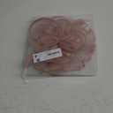 Women's Organza Church British Fascinator Bridal Tea Party Wedding Hat Summer (Hj2-pink)