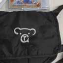 Baby Jumper, Baby Doorway Jumper with Adjustable Strap, Protable Baby Jumpers and Bouncers, Easy to Assemble, Baby Bouncer Jumper with Water Mat (Black)
