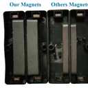 18 Magnets Magnetic Door Screen Mesh with Insect and Mosquito Net Protection for Doors, Size 39.37''x82.68'' (100x210cm)