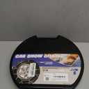 Snow-Chains Auto Fixing 1 Min Quick Fit Easy Installation Tire-Chains, Portable Reusable Universal Emergency Tire Traction Chain for Passenger Car, Pickup Trucks and SUV - Set of 2 (HKN-160)