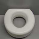 770-610 4 Inch Portable Raised Toilet Seat Riser, Elevated Toilet Seat for Seniors