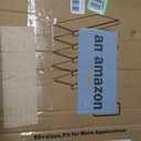 Solid Carbonized Bamboo Wire Shelf Covers for Wire Shelving, Wire Rack Covers for Pantry Shelves, Tool-Free & Snap-On (5pcs, 22" W x 16" D)