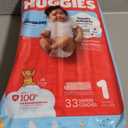 Huggies Size 1 Diapers, Little Snugglers Diapers, Size 1 (8-14 lbs), 198 Count (6 Packs of 33)