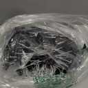 NORTHERN BROTHERS Pants Hangers with Clips 30 Pack Black - Stackable Space Saving - Non-Slip, Adjustable - Jeans Shorts Skirt Hanger with Clips for Man, Women, Kid, Children, Baby