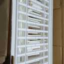 IRIS USA 24" 8-Panel Dog Playpen, 83.5 x 83.5 x 23.63, Puppy Playpen, Dog Play Pen Indoors, Pet Fence, Puppies/Small Dogs, White