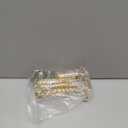 HOHIYA Tea Cup and Saucer Display Stand 6 Pack Gold Twist Metal Teacup Holder Rack Decorative Easel Organizer for China TeaCups Coffee Mugs Plates and Dish Display