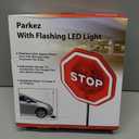 PARKEZ Flashing LED Light Parking Stop Sign For Garage