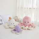 Cute Cartoon Octopus Plush Doll Toys Gift Sea Stuffed Toys for Kids and Lovers Home Decor (Purple, 15.7-Inch)