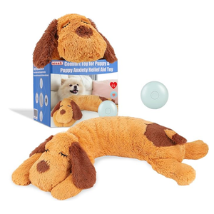 Heartbeat Puppy Toy, Comfort Cuddler Pillow, Dog Anxiety Relief Calming Aid,Heartbeat Stuffed Toy for Dogs,Puppy Heartbeat Toy Sleep Aid,Dog Heartbeat Toy for Pet 