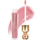 Kureelect Shimmer Lip Gloss, Moisture and Hydration Ultra-Shiny Finish & Juicy Lips Lip Butter Balm, Long-lasting Hydrating Non-Sticky Lip Balm, Soften Dry Lips Lip Care (03#Pearly Mauve)