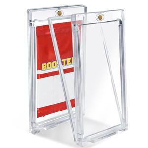 2-Pack Booster Pack Holder One Touch Card Protector Magnetic Booster Card Display Case Clear Single Booster Pack Storage Box
