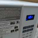 COMMERCIAL CHEF 1.4 Cubic Foot Microwave with 10 Power Levels, Small Microwave with Push Button, 1100 Watt Microwave with Digital Control Panels, Countertop Microwave with Timer, White