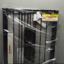InnoTruth 27-36.6 in Wide Baby Gate for Stairs and Doorways, Black
