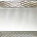 Stainless Steel Rectangular Serving Tray,Multipurpose Hammered Silver Large Decorative Platters,Organizer Tray for Kitchen Or Bathroom