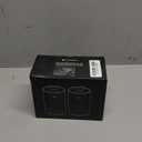 Waterless Essential Oil Diffuser, Rechargeable Scent Diffusers with 3 Mist Levels & Timers, Portable Aromatherapy Diffuser for Home Car Room Studio Office, Black Metal 2 Pack