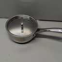 Duxtop Whole-Clad Tri-Ply Stainless Steel Saucepan with Lid, 1.6 Quart, Kitchen Induction Cookware