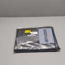 38x25 Large Pet Food Mat, Silicone Dog Mats for Food and Water, Nonslip Pet Feeding Mats for Floors, Dog Cat Bowl Mat with Raised Edges, Black