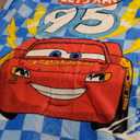 Sunny Side Up Disney Pixar Cars Plush Throw Blanket - Measures 46 x 60 Inches - Super Soft & Cozy Fleece Kids Bedding Features Lightning McQueen