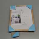 ATOBART 8x10 Set of 3 OAK Wood Picture Frame Solid Wooden Photo Frame Natural Wood Color Frames with Real Glass for Wall Mounting or Tabletop Living Room Bedroom Home Decor