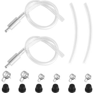 BOXOB 18pcs Brake Bleeding Kit, Durable Vacuum Brake System Bleeding Tools Including Liquid Inlet and Outlet Pipes Hose Check Valve for Most Motorcycles Clutch Accessories