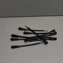 M METERXITY 5-Set Waterproof Electrical Connector, 3 Pin 7.9 In/20 cm Extension Cable with 16AWG IP67 Male and Female Connectors for Car/Truck/Outdoor LED Strip Lights [Black]