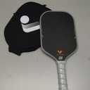 Pickleball Paddles, Carbon Fiber Pickleball Paddle with a 16mm Shark Power Polymer Core, The Pickleball Rackets Designed for Ultimate Spin & Consistency