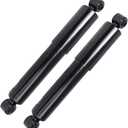 Detroit Axle - Rear 2pc Shock Absorbers for Dodge Grand Caravan Chrysler Town & Country VW Routan Ram C/V, 2 Complete Rear Shock Absorbers Assembly Replacement