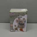 Dreamon Toy Coffee Maker for Kids Kitchen Set, Wooden Kitchen Accessories Pretend Play Toddler Coffee Playset, Kids Caf Machine Birthday Gifts for Boys Girls Ages 3 4 5 6 Years