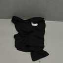 PINKMSTYLE Women Sexy V Neck Lace Long Sleeve Shirts Basic Fitted Double Lined Going Out Y2K Trendy Fall Tops (Medium, Black)