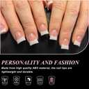 Stiletto Nail Tips,Soft Gel Almond Half Cover False Nails Clear Acrylic Press on Nails 120Pcs, Soft Gel Nail Tips Extension False Tips for Nail Salons and DIY Art at Home (SET-5)