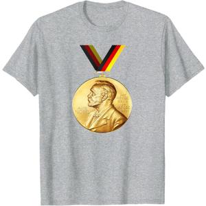 Nobel Peace Prize Medal T-Shirt Grey, L