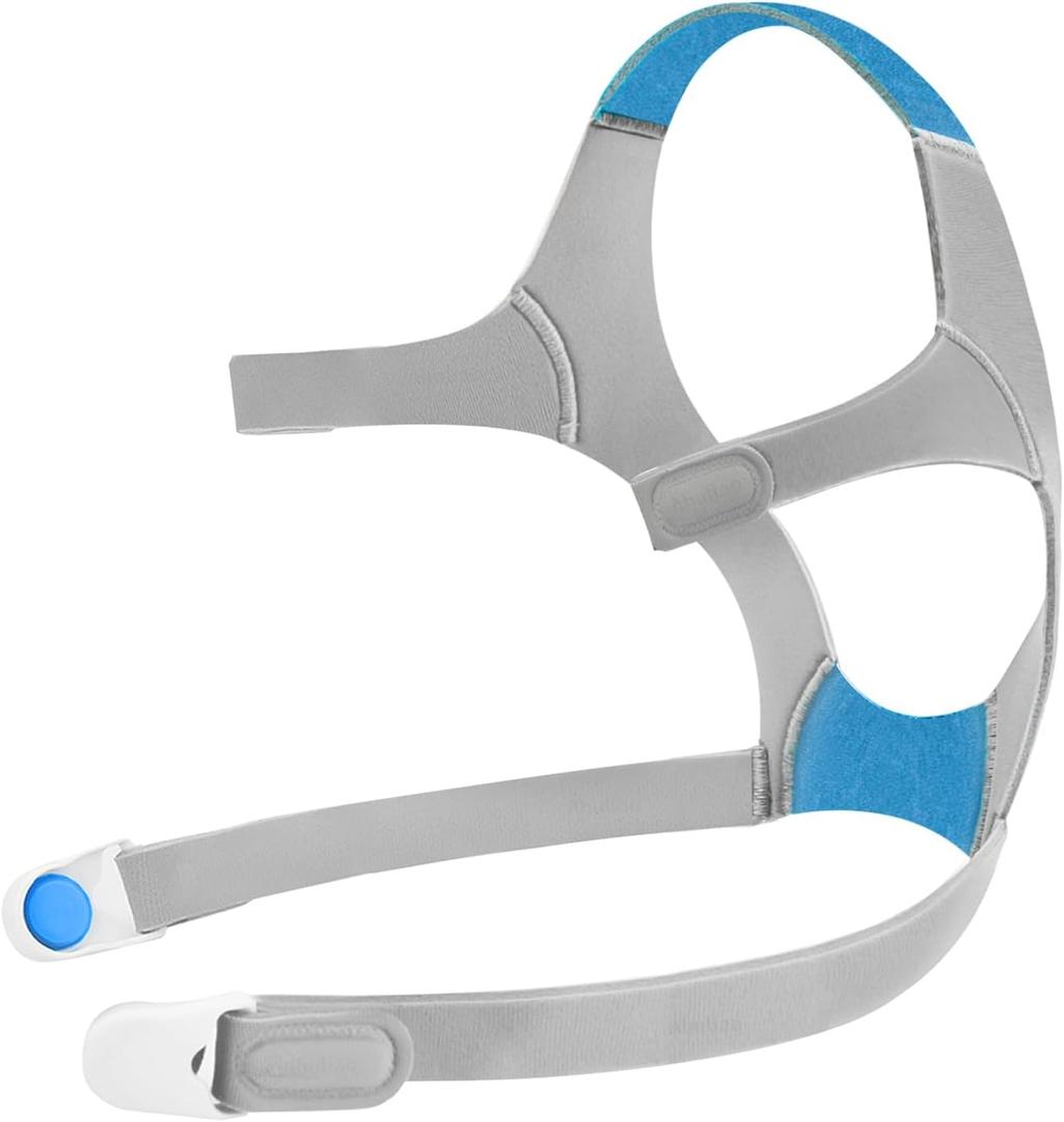 F20 Headgear Compatible with ResMed AirFit/AirTouch F20 Full Face Mask Replacement Headgear - Large (1 Headgear + 2 Magnetic Clips)