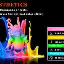 Goto Guard Matte Rainbow PLA Filament Multicolor, Gradient Rainbow PLA Filament 1.75mm, Color Changing PLA with Pink Green Blue Purple, 3D Printing Filament for Most 3D Printer 1KG(2.2lbs)/Spool