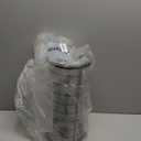 BROOKSTONE, Stylish Toilet Paper Holder with Bamboo Base, Freestanding Bathroom Tissue Organizer, Minimalistic Storage Solution, Modern Trending Design [Holds Large Rolls], Black