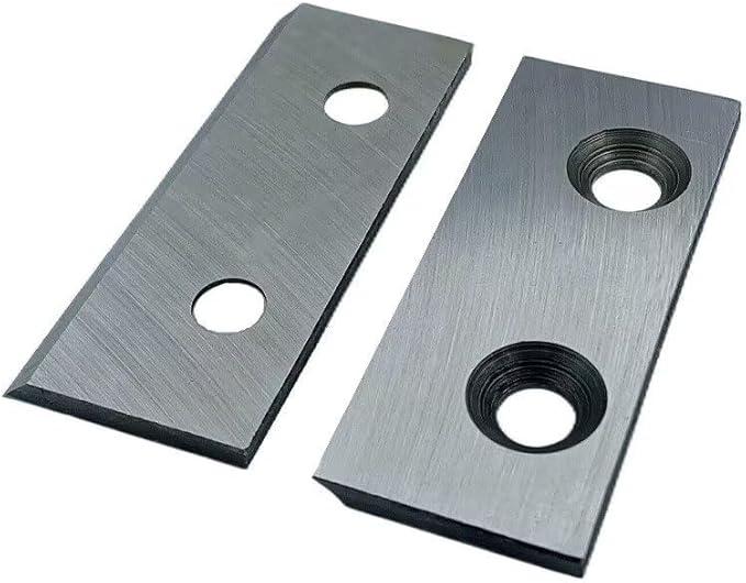J1 Pair Wood Chipper Blades Garden Shredder Two Pcs Replacement Blades for Land Works