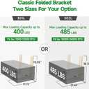  Foldable Mini Split Wall Mounting Bracket Condenser Bracket for Mini Split AC 7000 BTU to 12000 BTU