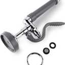 IMLEZON Pre Rinse Sprayer Commercial Sink Faucet Spray Valve Chrome Finished (Grey) (Gray)